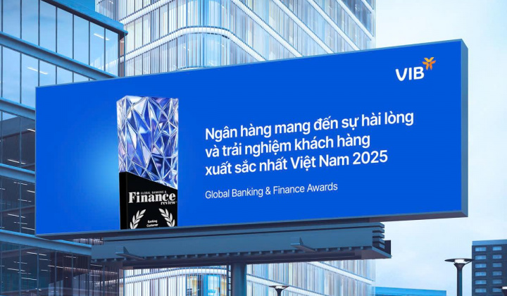 VIB – Ngân hàng mang đến sự hài lòng và trải nghiệm khách hàng xuất sắc nhất Việt Nam 2025