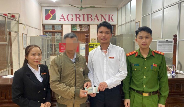 Agribank - “Lá chắn” tin cậy giúp khách hàng bảo toàn hàng chục tỷ đồng trước vấn nạn lừa đảo số