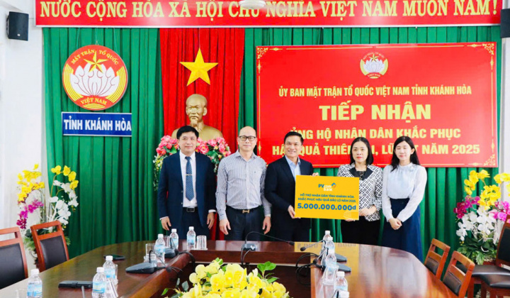 PVcomBank ủng hộ 5 tỷ đồng hỗ trợ Khánh Hòa khắc phục sau mưa lũ