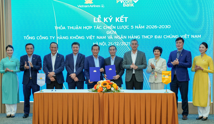 PVcomBank và Vietnam Airlines hợp tác chiến lược giai đoạn 2026-2030