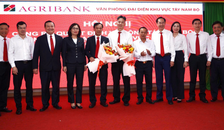 Agribank kiện toàn nhân sự Văn phòng đại diện và Chi nhánh Cần Thơ II