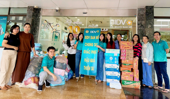 Nghĩa tình BIDV và hành trình xuyên bão lũ
