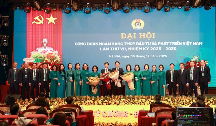 Công đoàn BIDV tổ chức thành công Đại hội đại biểu nhiệm kỳ 2025 - 2030