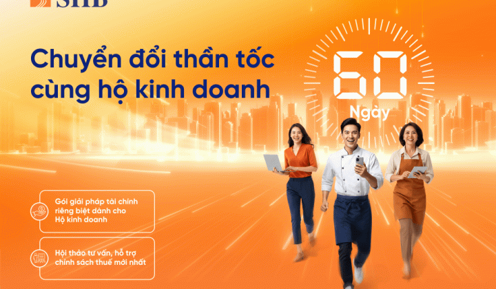 SHB kích hoạt chiến dịch 60 ngày chuyển đổi tăng tốc cho tiểu thương trên toàn quốc