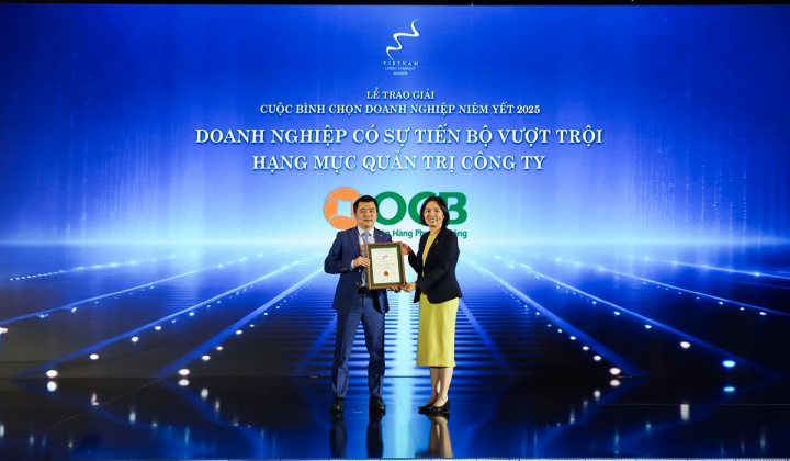 OCB khẳng định vị thế minh bạch, bền vững với loạt giải thưởng uy tín