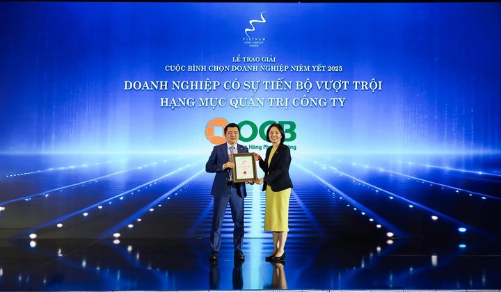 OCB khẳng định vị thế minh bạch, bền vững với loạt giải thưởng uy tín