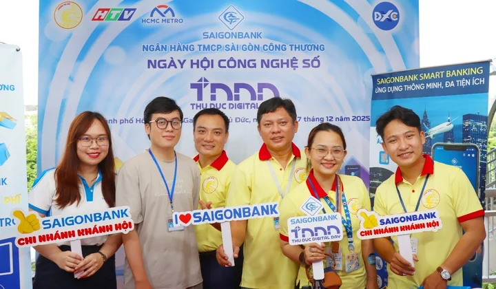 SaiGonBank đồng hành ngày hội công nghệ số Thủ Đức