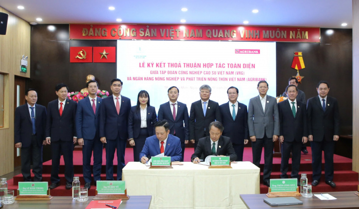 VRG và Agribank ký kết thỏa thuận hợp tác toàn diện: Phát huy sức mạnh cộng hưởng, hướng tới phát triển bền vững