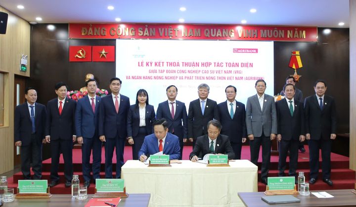 VRG và Agribank ký kết thỏa thuận hợp tác toàn diện: Phát huy sức mạnh cộng hưởng, hướng tới phát triển bền vững