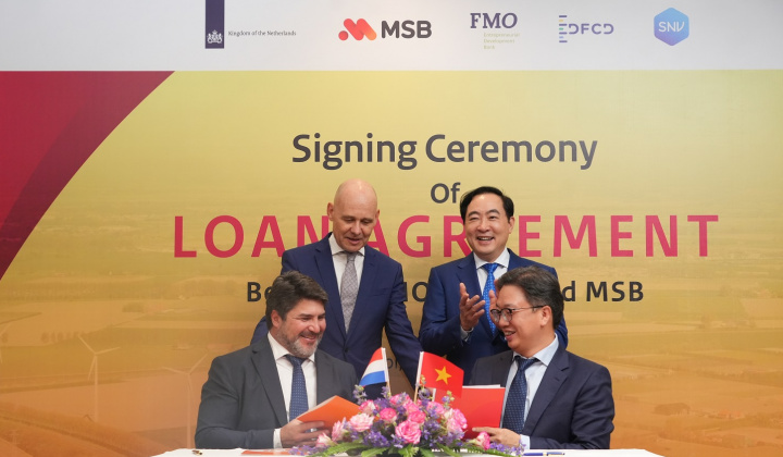 MSB nhận khoản vay 80 triệu USD từ FMO
