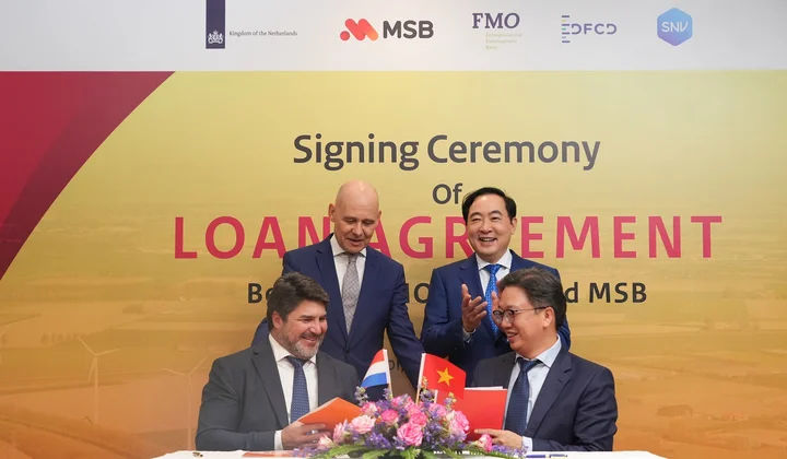 MSB nhận khoản vay 80 triệu USD từ FMO