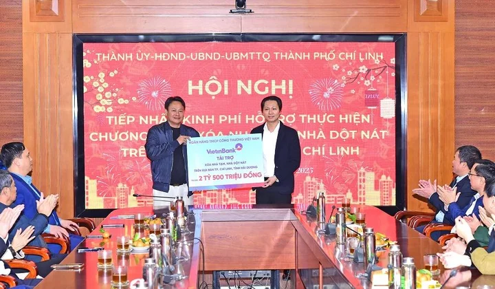 VietinBank tài trợ 2,5 tỷ đồng xóa nhà tạm, nhà dột nát tại tỉnh Hải Dương