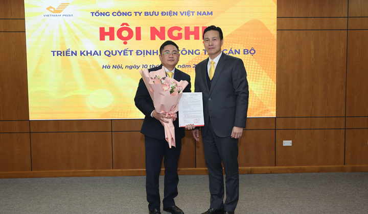 Vietnam Post tiếp nhận và bổ nhiệm Phó Giám đốc Trung tâm Đổi mới sáng tạo