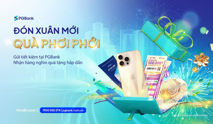 “Đón Xuân mới - Quà phơi phới” cùng PGBank