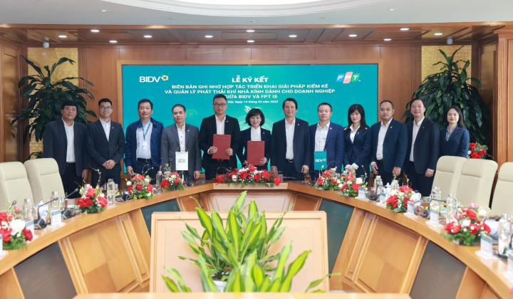 BIDV và FPT hợp tác triển khai chuyển đổi xanh cho doanh nghiệp