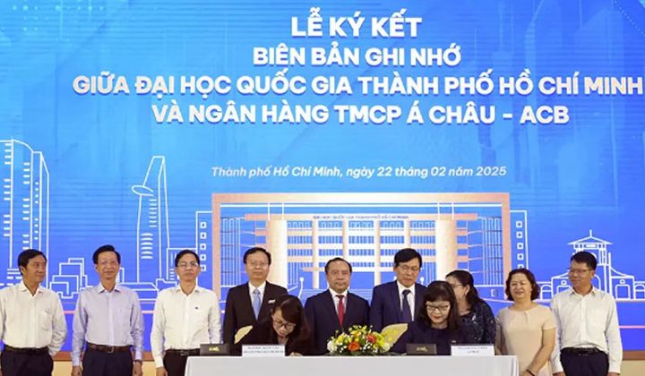 ACB dành 50 tỷ đồng cho sinh viên Đại học Quốc gia TP. Hồ Chí Minh vay ưu đãi