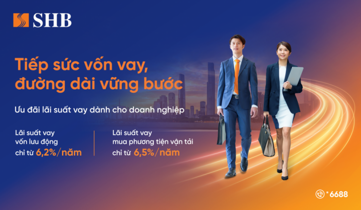 SHB dành 11.000 tỷ đồng cho doanh nghiệp SME vay ưu đãi từ 6,2%/năm