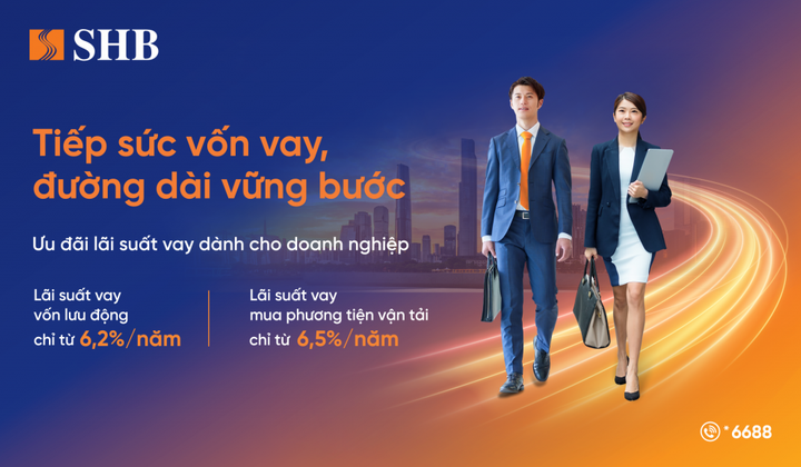 SHB dành 11.000 tỷ đồng cho doanh nghiệp SME vay ưu đãi từ 6,2%/năm