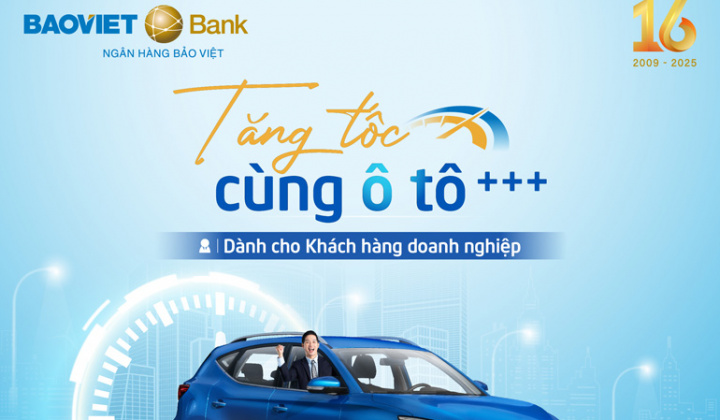 BAOVIET Bank dành 300 tỷ đồng tiếp sức doanh nghiệp mua ô tô mới