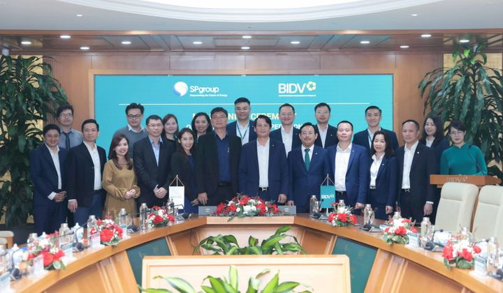 BIDV và SP GROUP hợp tác vì mục tiêu xanh