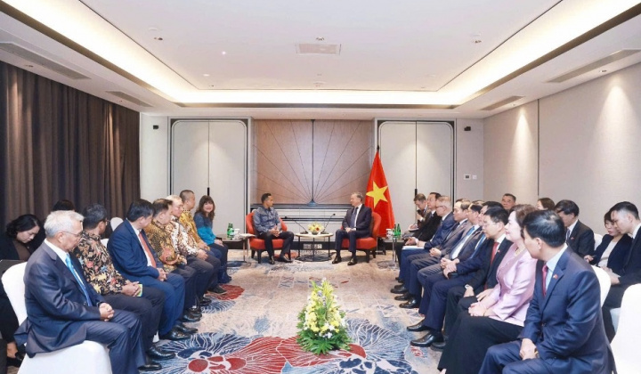 Thống đốc Nguyễn Thị Hồng tham gia tháp tùng Tổng Bí thư Tô Lâm thăm Indonesia