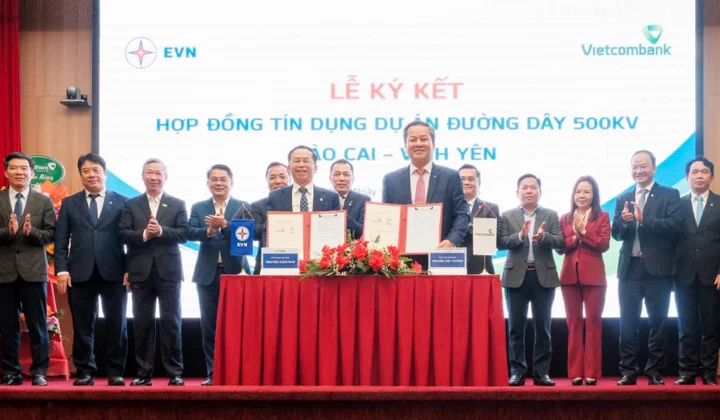 Vietcombank cấp 5.472 tỷ đồng cho dự án đường dây 500 kV Lào Cai - Vĩnh Yên