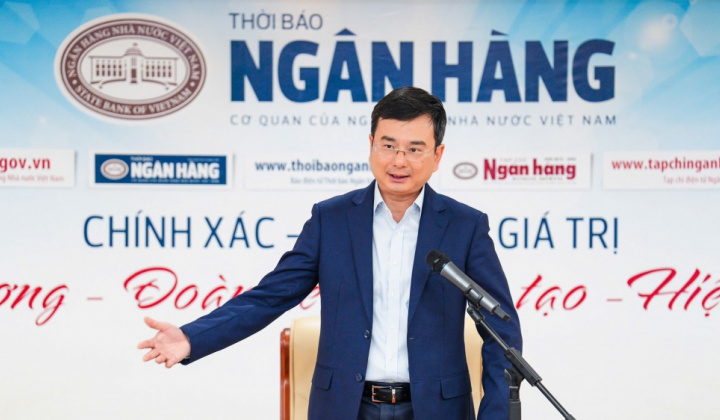 Phó Thống đốc Phạm Thanh Hà thăm và làm việc với Thời báo Ngân hàng