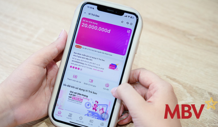 MBV hợp tác MoMo triển khai sản phẩm "Ví trả sau" hạn mức 20 triệu đồng