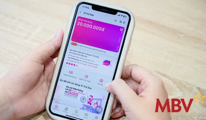 MBV hợp tác MoMo triển khai sản phẩm "Ví trả sau" hạn mức 20 triệu đồng