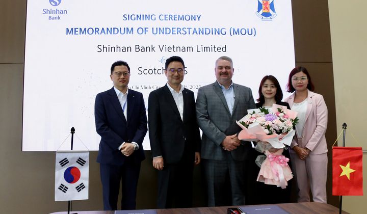 Ngân hàng Shinhan Việt Nam hợp tác cùng trường Nam Úc Scotch AGS triển khai chương trình hỗ trợ thanh toán học phí