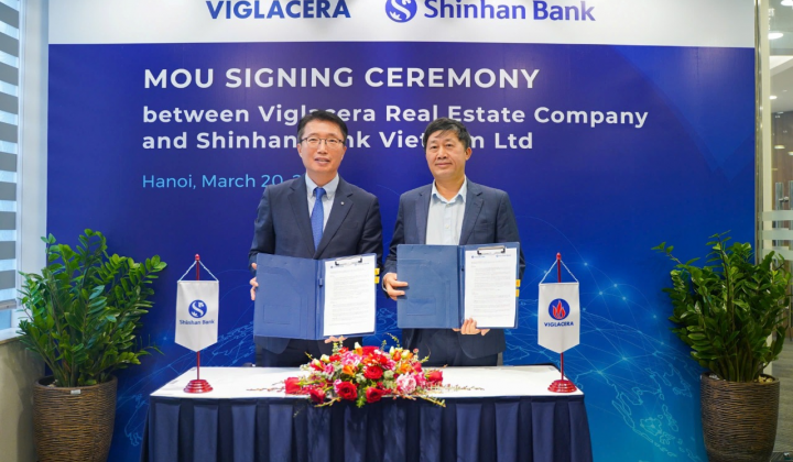Ngân hàng Shinhan ký kết hợp tác chiến lược cùng công ty kinh doanh Bất động sản Viglacera