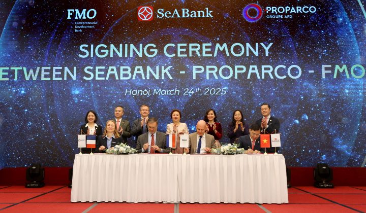 SeABank nhận khoản vay 80 triệu USD từ tổ chức tài chính thuộc Pháp và Hà Lan