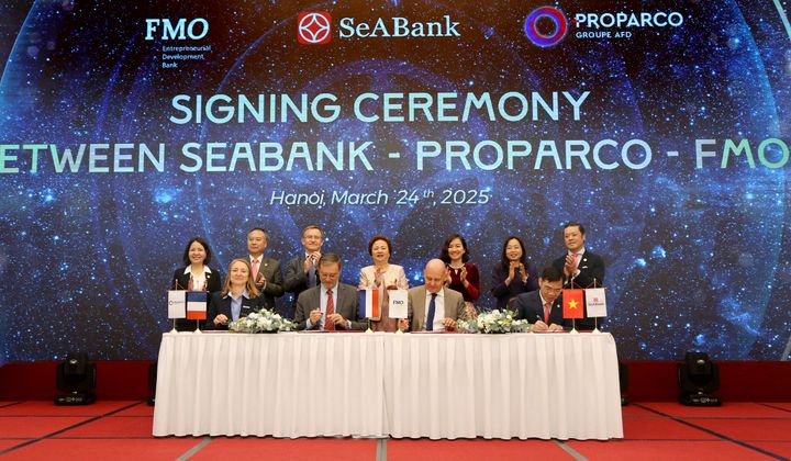 SeABank nhận khoản vay 80 triệu USD từ tổ chức tài chính thuộc Pháp và Hà Lan