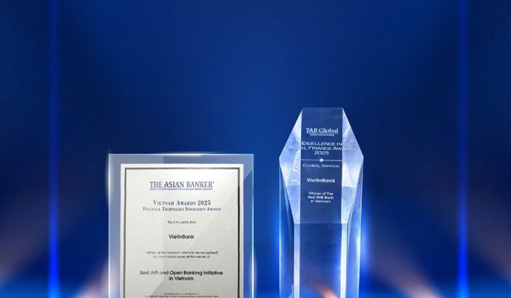 VietinBank giành 2 giải thưởng lớn từ The Asian Banker