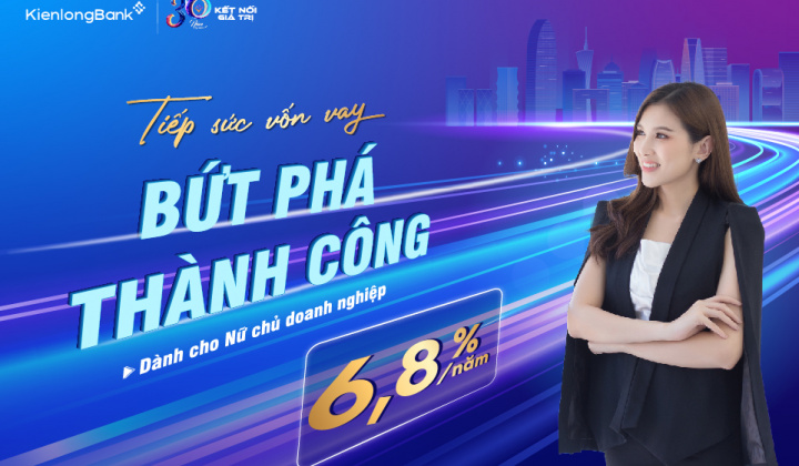 KienlongBank ưu đãi tín dụng cho doanh nghiệp do phụ nữ làm chủ
