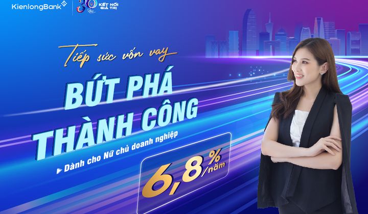 KienlongBank ưu đãi tín dụng cho doanh nghiệp do phụ nữ làm chủ