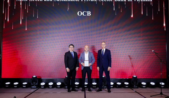 OCB nhận giải thưởng “Ngân hàng tư nhân xanh và bền vững tại Việt Nam”