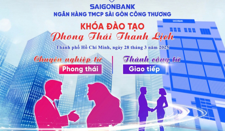 SaiGonBank nâng cao chất lượng phục vụ khách hàng cho cán bộ nhân viên