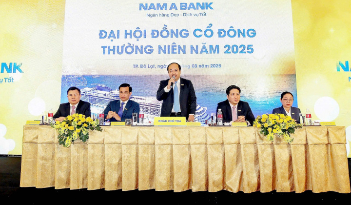 Nam A Bank đặt mục tiêu lợi nhuận 5.000 tỷ đồng, chia cổ tức 25%