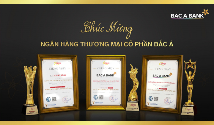 Bac A Bank ghi dấu ấn tại "Thương hiệu dẫn đầu Việt Nam 2025”