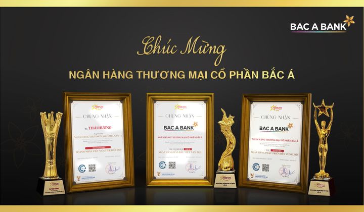 Bac A Bank ghi dấu ấn tại "Thương hiệu dẫn đầu Việt Nam 2025”
