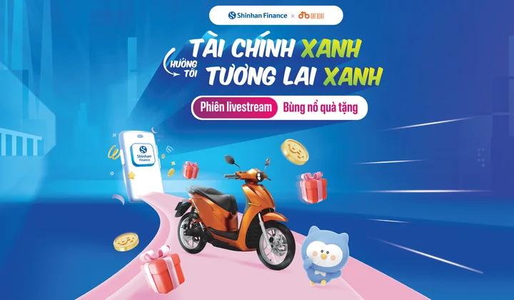 Shinhan Finance cùng Dat Bike hứa hẹn bùng nổ phiên live "Xanh" trước thềm nghỉ lễ