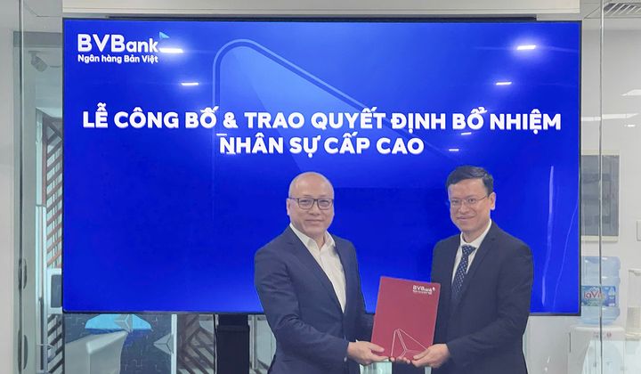 BVBank bổ nhiệm ông Trần Việt Phương giữ chức Phó Giám đốc Khối Tài chính