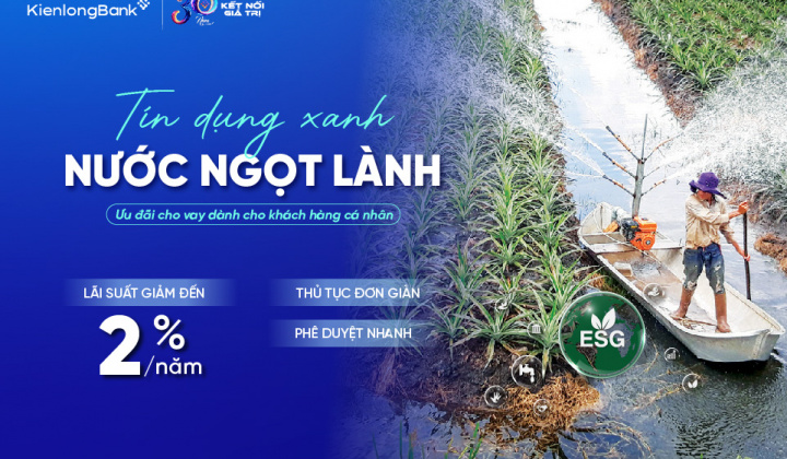 KienlongBank tiếp sức người dân vượt hạn mặn tại Đồng bằng Sông Cửu Long