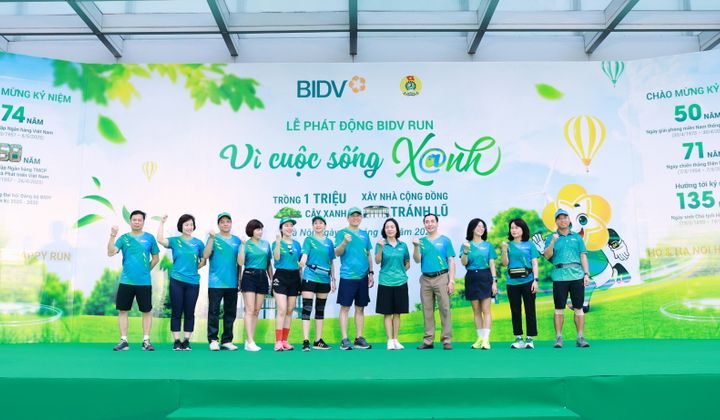 BIDV RUN - Vì cuộc sống Xanh, kiến tạo giá trị vững bền