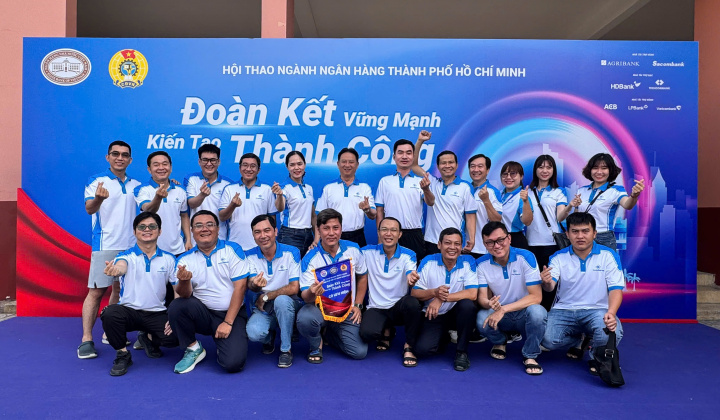 Hội thao Ngân hàng TP.HCM 2025: Rèn sức khỏe và tăng gắn kết