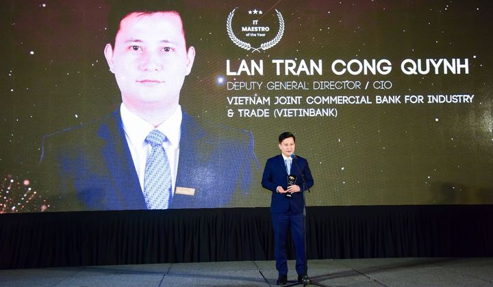 Phó Tổng Giám đốc VietinBank nhận Giải thưởng “Nhà Lãnh đạo IT của năm”