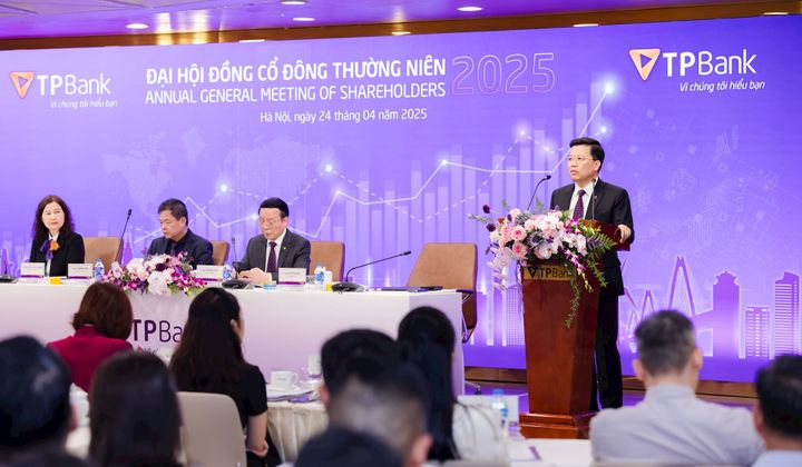 TPBank đặt mục tiêu lãi 9.000 tỷ đồng, chia cổ tức tiền mặt 10%