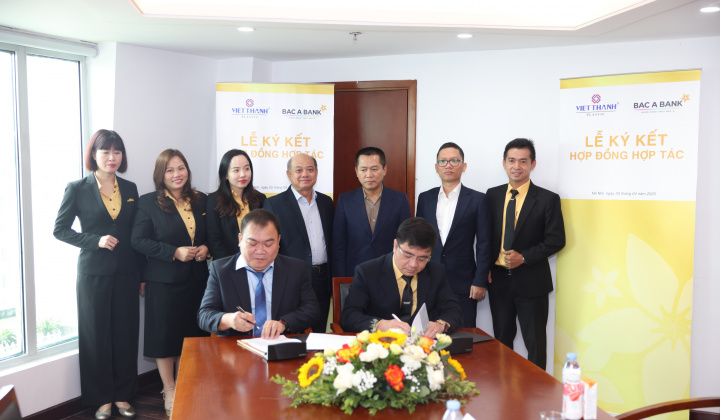 Bac A Bank và công ty Nhựa Việt Thành ký kết hợp tác toàn diện
