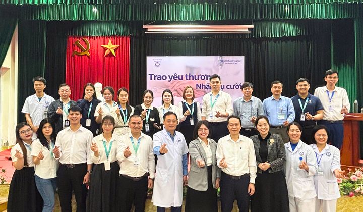 Shinhan Finance góp sức vì một cộng đồng khoẻ mạnh tại Bệnh viện Phổi Hải Phòng